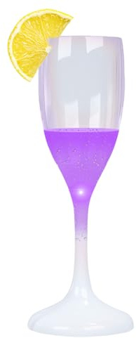 Generico Tasses lumineuses, Tasses LED | Verres à vin éclairés de 120 ml,Verres, flûtes à champagne élégantes, tasses qui brillent dans l'obscurité activées par des liquides pour les mariages et les