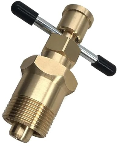 Veesper Golden Olive Puller Tool, Damage-Free Remover for 15mm & 22mm Brass Pipe Fittings, Easy Grip Olive Removal Cutter for Plumbing & DIY Repairs