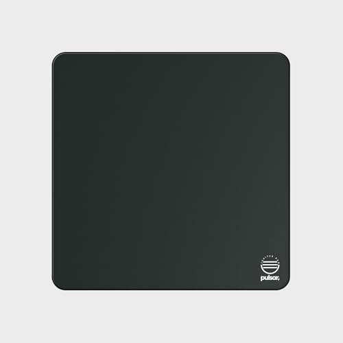 Pulsar Gaming Gears Jupiter Pro Soft Gaming Mouse Pad, XLSQ, Onyx Black | Slow Glide, Extreme Control, Balanced Stopping Power, Precise Micro-Adjustments, Stable Tracking, Double Pique Fabric
