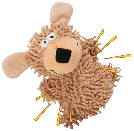 Chewable Dog Squeak Toy, Interactive Puppy Doll, Plush Toy with Squeaker Feature, Fun Dog Toys with Soft Plush Build, Engaging Pet Toys with Design, Home Outdoor Accessory for Bedroom Living Room