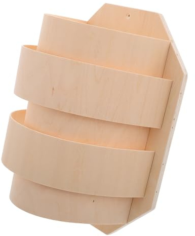 UTHCLO Pantalla de Lámpara de Sauna de Madera Khaki Diseño Ligero y Fácil Instalación para Sala de Sauna, Efecto Decorativo Delicado y Único