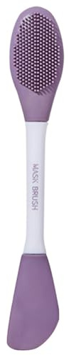 Vaguelly Pennello per Maschere Viso Doppia in Silicone Riutilizzabile Design Versatile per Applicazione e Pulizia, per Casa e Viaggio