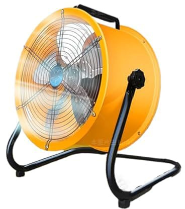 Industrial Drum Fan,24 Heavy Duty Metal Air Circulator with 4 Speed & 130° Adjustable Tilt,Commercial High Velocity Floor Fan,for Gym Shop Warehouse