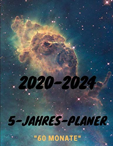 5-Jahres-Planer 2020-2024 60 Monate: Jahresplaner Monatskalender