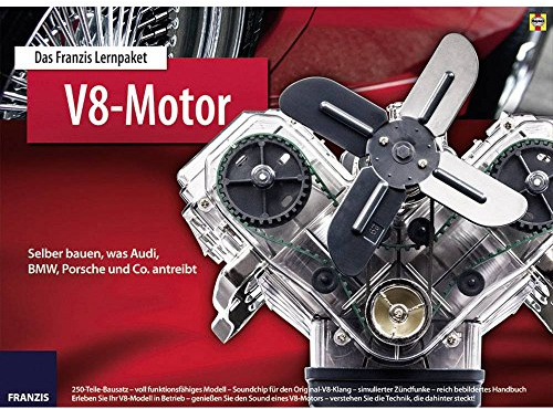 Franzis 65207-0 Lernpaket V8-Motor als Baussatz