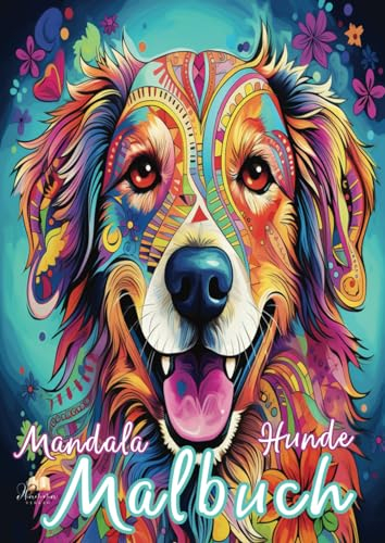 Mandala Malbuch Hunde: Verwandle 50 kreative Schwarz-Weiß-Illustrationen in farbige Kunstwerke und entdecke dabei die Vielfalt der Rassen I Ein Malerlebnis für Kinder ab 8 Jahren.