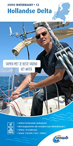 Hollandse-Delta 1:50 000 Waterkaart: Waterkaarten (ANWB Waterkaart, 12)