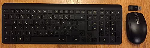 HP Ensemble Clavier et Souris sans Fil 2,4 GHz Clavier Allemand Langue Hewlett Packard claviers