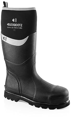Buckler Buckbootz Bbz6000bk Black Safety Wellington Boots Size 11