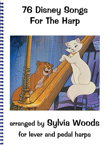 76 Disney Songs For The Harp: For Lever Abd Pedal Harps (HARPE)