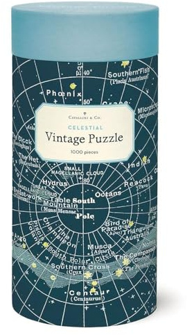 Cavallini Papers & Co. PZL/Celest Celestial 1000 Teile Puzzle, Multi