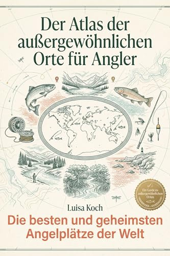 Der Atlas der außergewöhnlichen Orte für Angler: Die besten und geheimsten Angelplätze der Welt. Ein Guide zu legendären Gewässern und unvergesslichen Fängen