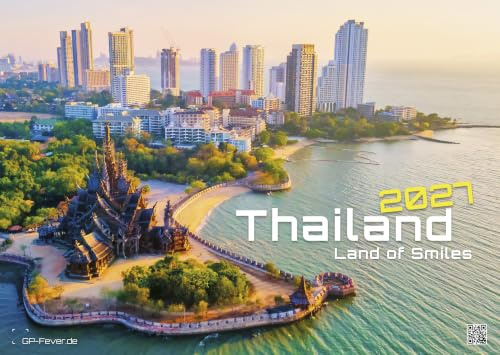 Thailand Kalender 2027 - Land of Smiles - Premium Wandkalender DIN A2 (extragroß: ca. 60 cm x 42 cm)