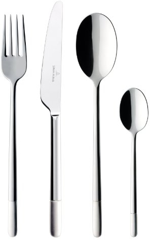Villeroy & Boch 12-6353-9050 Ella satiniert Tafelbesteck, 30-teilig