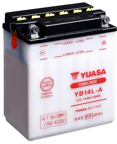 YUASA BATTERIE YB14L-A offen ohne Saeure