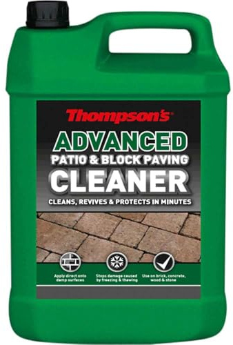 Ronseal TPBPCP5L Patio & Block Paving Cleaner Protect 5 Litre | Ronseal | Patio & Block Paving Cleaner | 5 Litre container | Kills moss, mould and algae on most garden surfaces | Lifts d