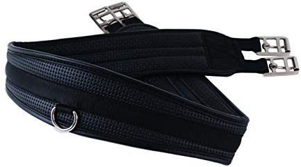 Rhinegold Synthetischer Komfort-Umfang, 132 cm, Schwarz