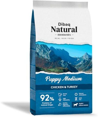 Dibaq Natural Moments Cachorro Razas Mediana, 3 kgs
