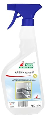 Spray désinfectant APESIN F - Virucide et Sans rinçage à base d'alcool prêt à l'emploi - Spray de 750ml - Produits nettoyage - Produit ménager entretien maison -