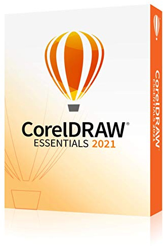 CorelDRAW Essentials 2021 | Logiciel graphique pour occasionnels | Illustration, mise en page, retouche photo | Licence Perpétuelle | 1 Appareil | Win DVD