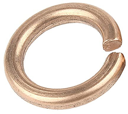 Runxingfu Hardware Befestigungen Sicherungsscheiben - Metall Messing Rechteckig Feder Geteilte Unterlegscheiben Sicherungsscheibe Einschnitt Ring Dichtung Maschine Kreis Abstandshalter