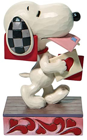 Enesco Peanuts by Jim Shore JSPEA Snoopy Holding - Figura de San Valentín