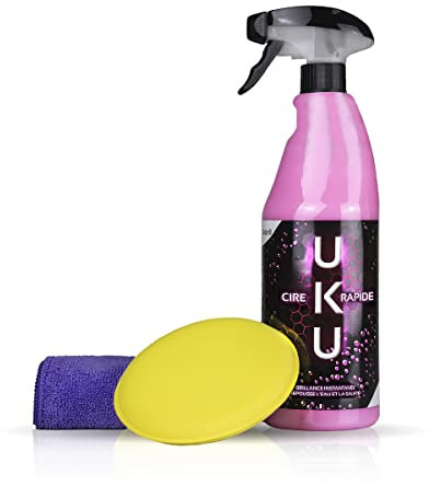 Sisbrill Uku - Quick Wax - Cire rapide pour voiture d'application facile et haute brillance - 750 ml