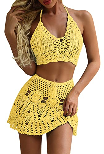 WILLBEST Elegante Kleider Damen Damen Anzug elegant 2 teilig Bikini Oberteil Bikini große brüste neon Farben Sport Handtuch Triangel wollmütze Tankini Bikinis große größen Monokini Dame