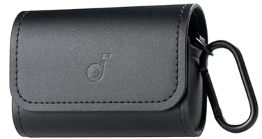 soundcore by Anker, Étui de Voyage pour la série AeroFit, Convient à Tous Les écouteurs AeroFit, Anti-Rayures, Portable, Fermeture magnétique, Noir