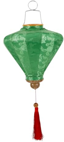 KITANDOVE Vietnamesische Laterne Aus Eisen Und Beflocktem Stoff Hängende Dekorative Laterne Für Hochzeiten Partys Und Festivals