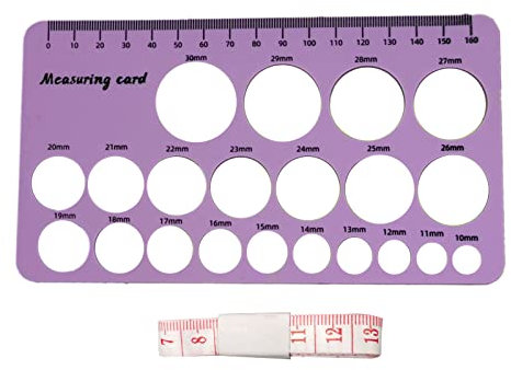 NVOQILIN Silicone Nipple Ruler Breastpump Flange Sizing Tool Breastpump Accessories Flange Measuring Tool Ruler