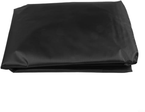 Emiif Fahrradabdeckung, Fitness-Fahrradabdeckung, wasserdicht, staubdicht, Oxford-Stoff, Heimtrainer-Schutz mit Kordelzug, Aufbewahrungsabdeckungen (schwarz, 123 x 58 x 113/142 cm)