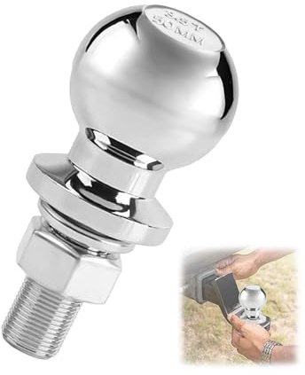 tintoke Anhängerkupplungen,50mm 3.5T Anhängerkupplung,Kugelkopf Kupplungskugel,gerade Kugelkopf Anhängerkupplung,RobusteAnhängerkupplung,Anhängerkugelkopf,für Traktoren, Anhänger, Feldwege usw