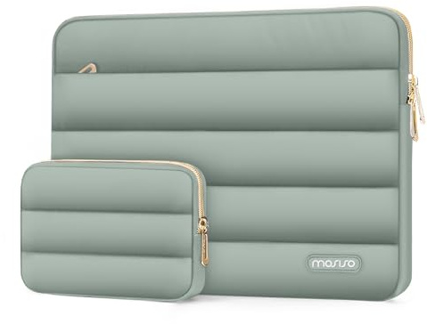 MOSISO Laptop Hülle Tasche 13,3 Zoll, 13-13,3 Zoll Puffy Laptoptasche