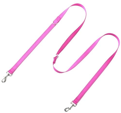 SUBLXPoten Joggingleine Hunde Mit Bauchgurt Hundegurt, freihändig, multifunktional, Doppelgurt for 2 Hunde, for Spazierengehen und Laufen, Haustier-Kettenseil(Red)