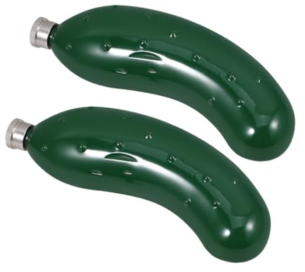 DECORNIJIA 2 Botellas De Whisky De Bolsillo Para Acampar Petacas De Whisky Para Hombre Petaca Para Exteriores Botella De Vino Portátil De Acero