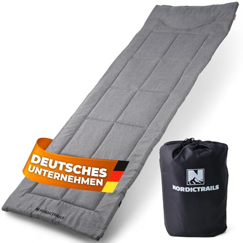 Feldbett Auflage 190x70 cm – NORDICTRAILS Matratze für Camping Liege | Extra weiche Feldbettauflage & Matratze für Feldbett · Wasserfeste Schlafunterlage Outdoor · Weiche Auflage für Liege