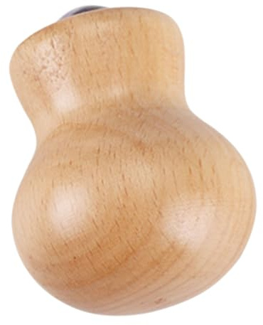 SAFIGLE Rouleau de Massage Facial en Jade Naturel Outil de Soin Peau pour Visage et Yeux Rouleau Anti-Poches Compact en Bois de Hêtre Massage Relaxant du Cou Muscles pour Usage