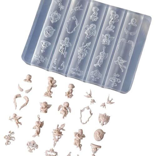 Moule en silicone pour ongles professionnels et manucure baroque créative