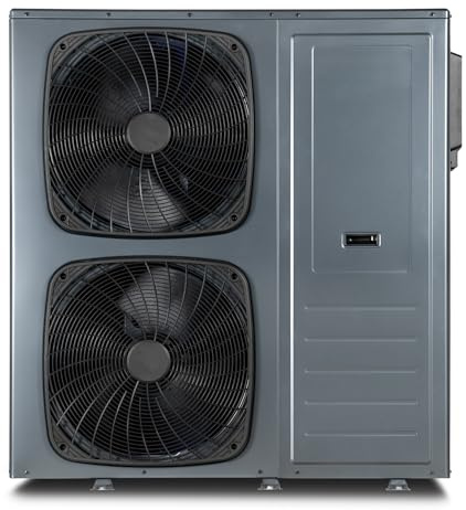 SMETA Bomba de calor de aire monobloque, agua caliente R290, 14 kW, monofásica, calefacción 3 en 1, refrigeración y agua caliente, WiFi, monofásico y elegible, A+++