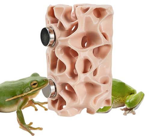 Hábitat De La Araña Saltarina - Terrario De Insectos Magnéticos | Ventilación De Pantalla De Puerta, Refugio Magnético Para Reptiles, Hábitat De Ranas, Para Terrario, Araña Saltadora, Escalada, Mascot