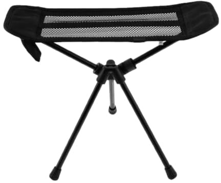 Generisch Taburete plegable de 3 patas, asiento de camping plegable, taburete de senderismo, silla plegable de 3 patas para exteriores