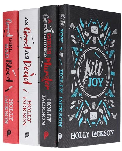 A Good Girls Guide to Murder By Holly Jackson Collectors Edition 4 Books Collection Set (A Good Girl's Guide to Murder, Good Girl Bad Blood, As Good As Dead & Kill Joy)