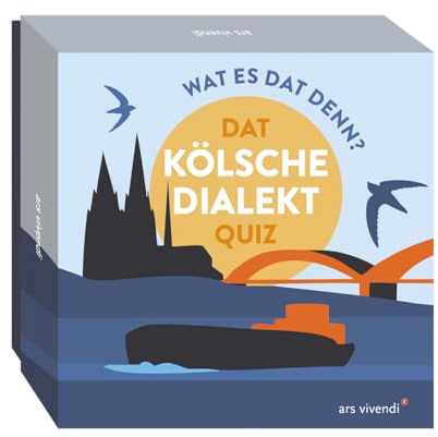 ars vivendi verlag Wat es dat denn? Das Kölsche Dialektquiz – 66 Fragen für echte Jecke: Redewendungen, Sprüche & kölsches Jeföhl | Perfekt für Karneval, Quizabende & Fans von Köln & seinem Dialekt