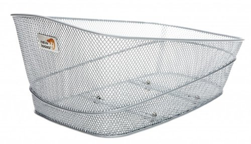 New Looxs Stresa Fahrradkorb, Silver, 42 x 33 x 20 cm