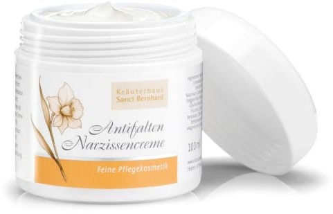 Sanct Bernhard anti-rynk narcisskräm med vetegroddolja, vitamin C och E, 100 ml