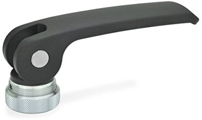 Ganter Normelemente Tenditore eccentrico GN 927-82-M6-A-B 927-82-M6-A-B con filettatura interna, Forma A: con dado di regolazione, Grifflänge l1: 82mm Gewinde d2: M6