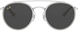 Ray-Ban Unisex Rb3647n Sonnenbrille, Silver, 51