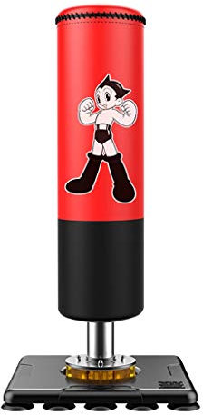 ZXQZ Punchingsäcke Schwere Boxsäcke, 100 cm Freistehende Tumbler-Boxsack für Kinder, für Kickboxen, Kampfsport, MMA Dummy Home Gym Training Standboxsäcke