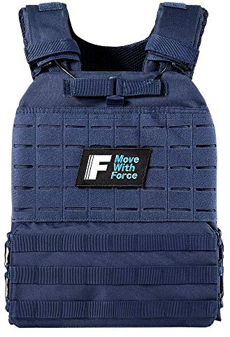 Force Fitness Gewichtsweste, 10 kg, Schwarz